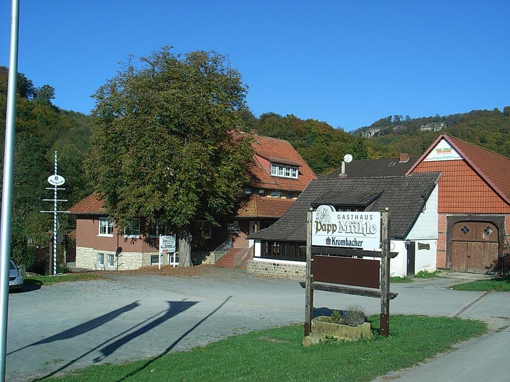 Hotel Papp-Muehle Zersen Exterior foto